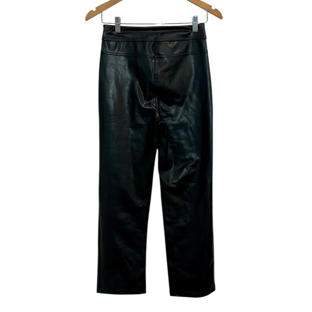 NEW Laundry by Shelli Segal Pull-On Faux Leather Pant Black - Picture 4 of 4